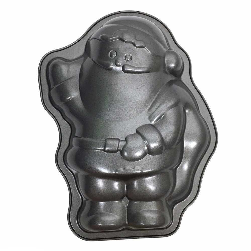 SANTA Cake Pan Baking Non Stick Christmas Holidays Bakeware Novelty Shape